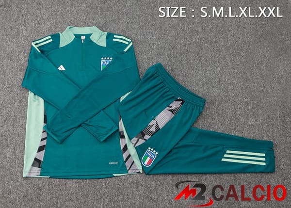 Insieme Tuta Calcio Italia Verde 2024/2025