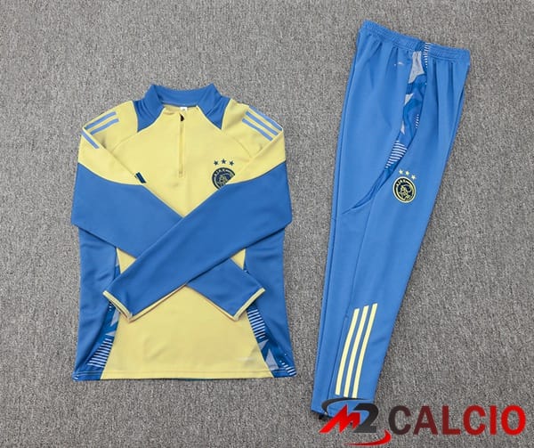 Insieme Tuta Calcio AFC Ajax Giallo 2024/2025