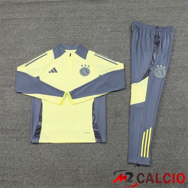 Insieme Tuta Calcio AFC Ajax Giallo 2024/2025