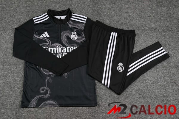 Insieme Tuta Calcio Real Madrid Nero 2024/2025