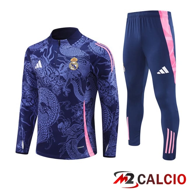 Maglie Calcio Personalizzate,Tute Calcio Squadre,Maglia Nazionale Italiana Calcio | Insieme Tuta Calcio Real Madrid Blu Reale 2024/2025