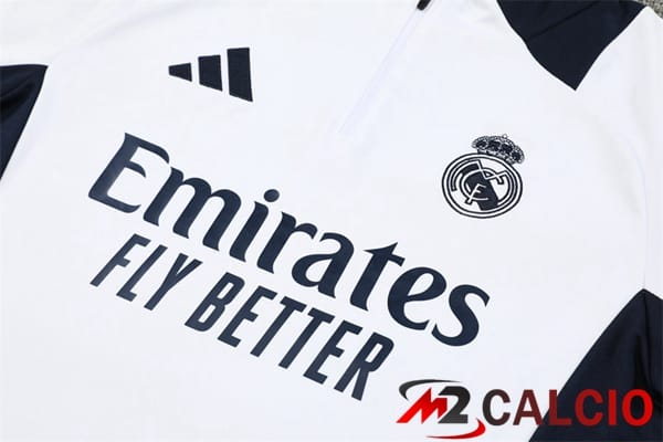 Insieme Tuta Calcio Real Madrid Bianco 2024/2025