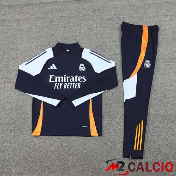 Insieme Tuta Calcio Real Madrid Blu Reale 2024/2025