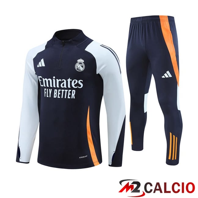 Insieme Tuta Calcio Real Madrid Blu Reale 2024/2025