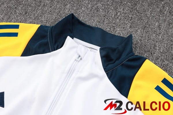 Insieme Tuta Calcio - Giacca Real Madrid Bianco 2024/2025