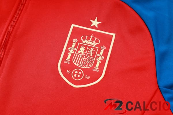 Insieme Tuta Calcio - Giacca Spagna Rosso 2024/2025