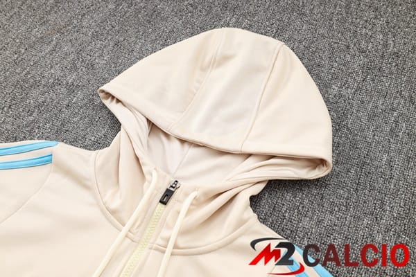 Tuta Calcio - Felpa Con Cappuccio Argentina Giallo 2024/2025
