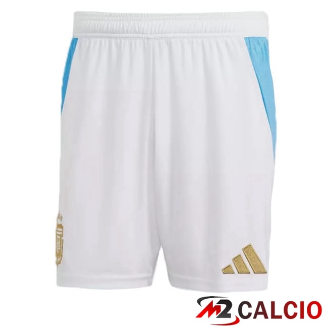 Maglie Calcio Personalizzate,Tute Calcio Squadre,Maglia Nazionale Italiana Calcio | Pantaloncini Calcio Argentina Prima Bianco 2024/2025