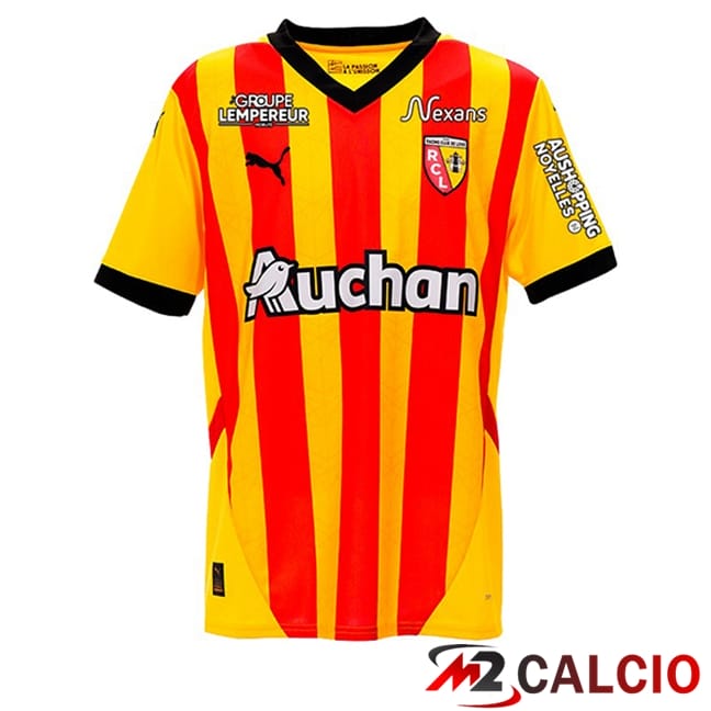 Maglie Calcio Personalizzate,Tute Calcio Squadre,Maglia Nazionale Italiana Calcio | Maglie Calcio RC Lens Prima 2024/2025