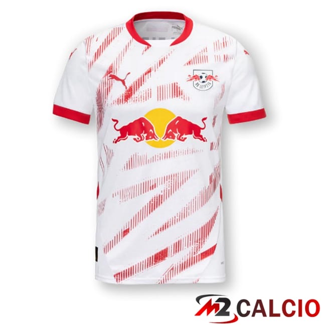 Maglie Calcio Personalizzate,Tute Calcio Squadre,Maglia Nazionale Italiana Calcio | Maglie Calcio RB Leipzig Prima Bianco 2024/2025