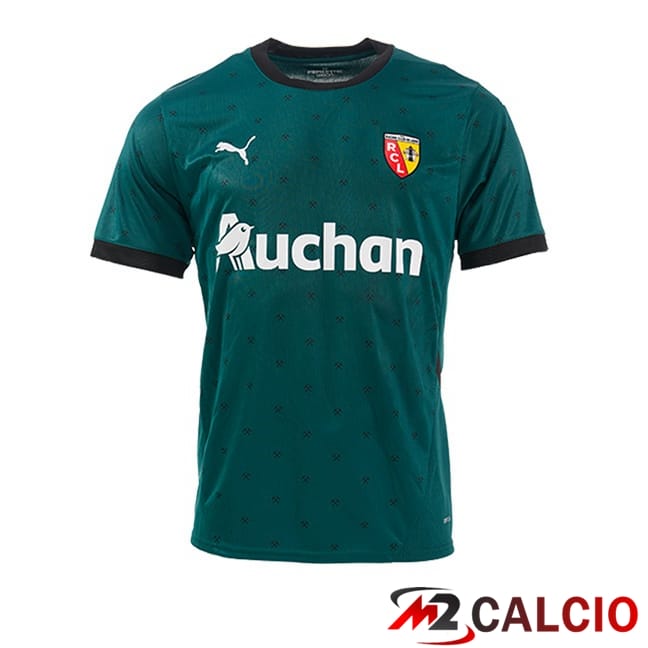 Maglie Calcio Personalizzate,Tute Calcio Squadre,Maglia Nazionale Italiana Calcio | Maglie Calcio RC Lens Seconda Verde 2024/2025
