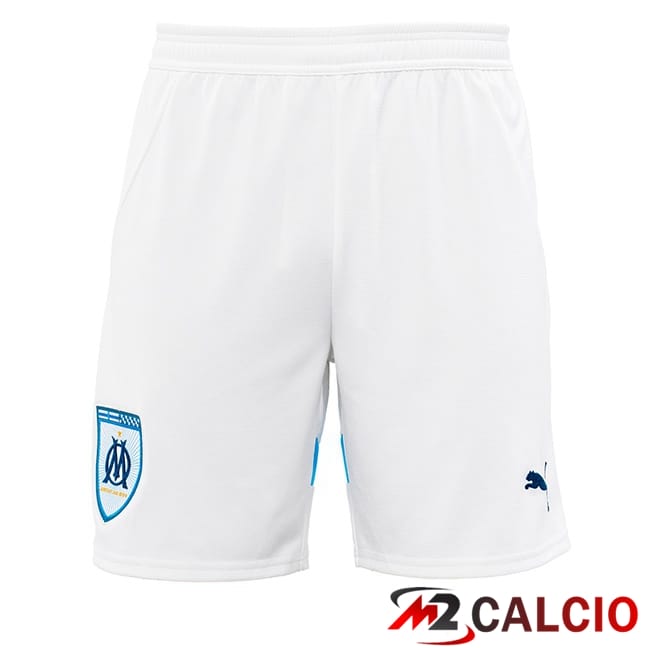 Maglie Calcio Personalizzate,Tute Calcio Squadre,Maglia Nazionale Italiana Calcio | Pantaloncini Calcio Marsiglia OM Prima Bianco 2024/2025