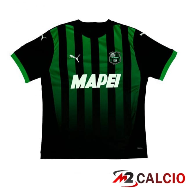 Maglie Calcio Personalizzate,Tute Calcio Squadre,Maglia Nazionale Italiana Calcio | Maglie Calcio US Sassuolo Prima Verde Nero 2024/2025