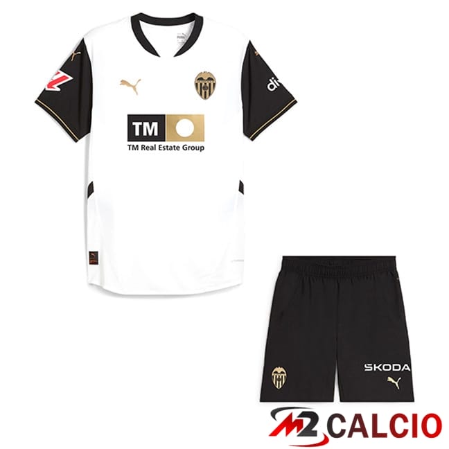 Maglie Calcio Personalizzate,Tute Calcio Squadre,Maglia Nazionale Italiana Calcio | Maglie Calcio Valencia CF Bambino Prima 2024/2025