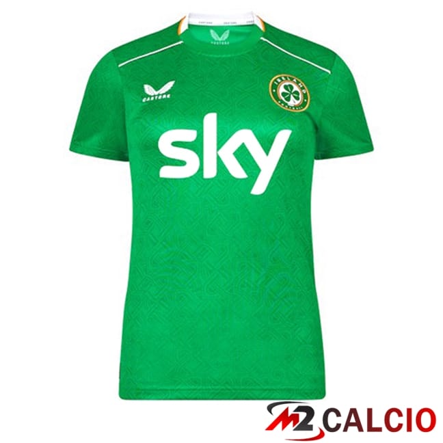 Maglie Calcio Personalizzate,Tute Calcio Squadre,Maglia Nazionale Italiana Calcio | Maglie Calcio Irlanda Donna Prima 2024/2025