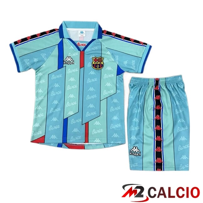 Maglie Calcio Personalizzate,Tute Calcio Squadre,Maglia Nazionale Italiana Calcio | Maglie Calcio FC Barcellona Retro Bambino Prima 1996/1997
