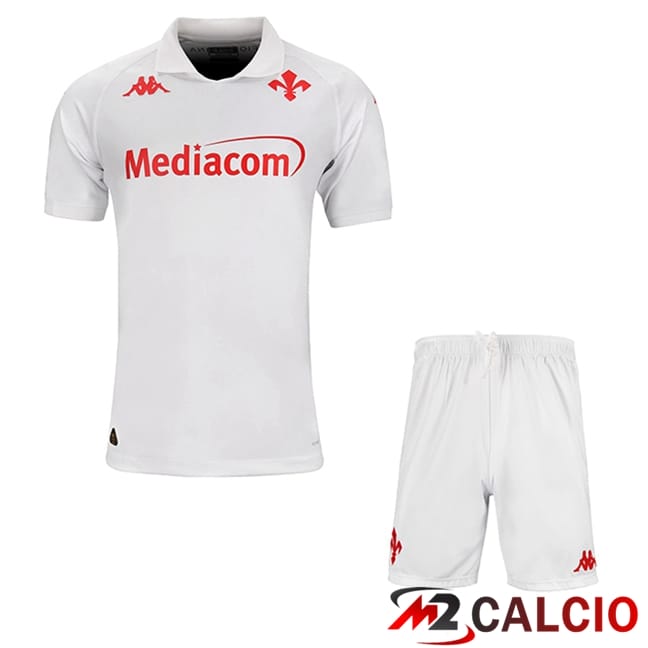 Maglie Calcio Personalizzate,Tute Calcio Squadre,Maglia Nazionale Italiana Calcio | Maglie Calcio ACF Fiorentina Bambino Seconda 2024/2025