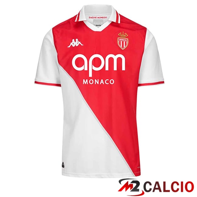 Maglie Calcio Personalizzate,Tute Calcio Squadre,Maglia Nazionale Italiana Calcio | Maglie Calcio AS Monaco Prima 2024/2025