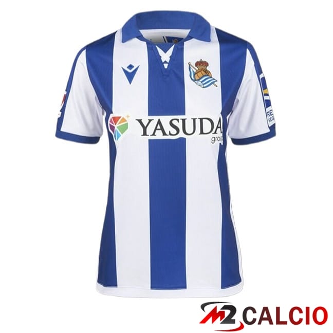 Maglie Calcio Personalizzate,Tute Calcio Squadre,Maglia Nazionale Italiana Calcio | Maglie Calcio Real Sociedad Donna Prima 2024/2025