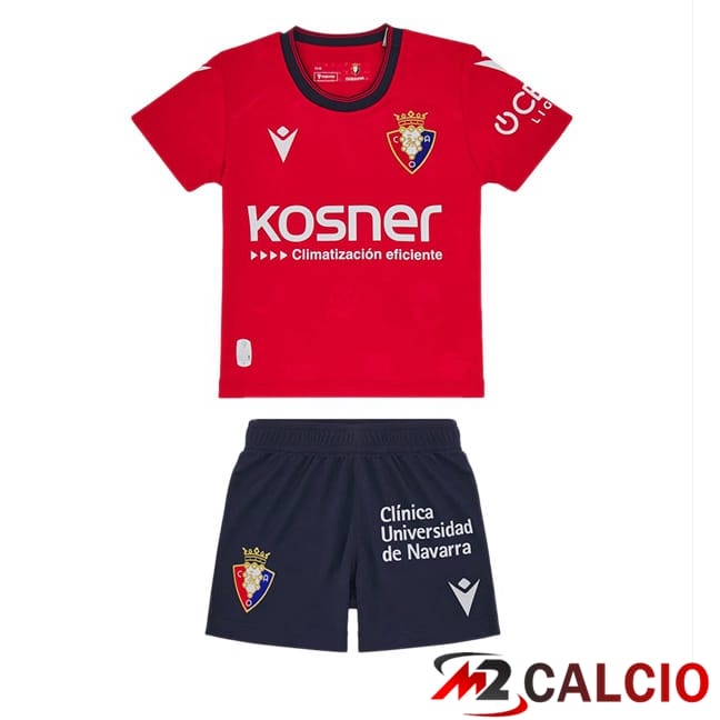 Maglie Calcio Personalizzate,Tute Calcio Squadre,Maglia Nazionale Italiana Calcio | Maglie Calcio CA Osasuna Bambino Prima Rosso 2024/2025