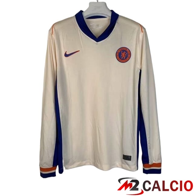 Maglie Calcio Personalizzate,Tute Calcio Squadre,Maglia Nazionale Italiana Calcio | Maglie Calcio FC Chelsea Seconda Manica Lunga 2024/2025