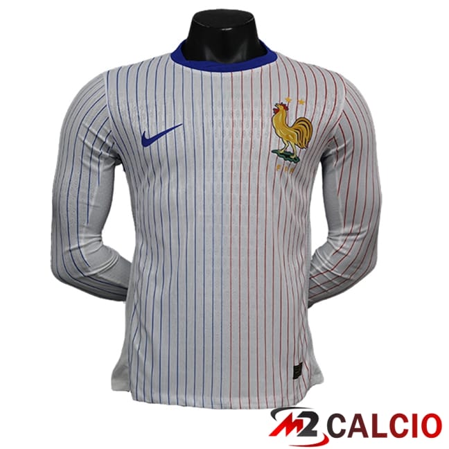 Maglie Calcio Francia Seconda Manica Lunga 2024/2025