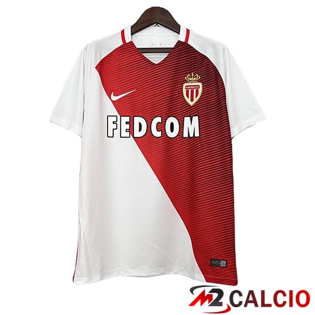 Maglie Calcio Personalizzate,Tute Calcio Squadre,Maglia Nazionale Italiana Calcio | Maglie Calcio AS Monaco Retro Prima 2016/2017