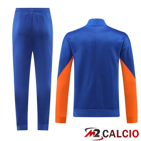 Insieme Tuta Calcio - Giacca Paesi Bassi Blu 2024/2025