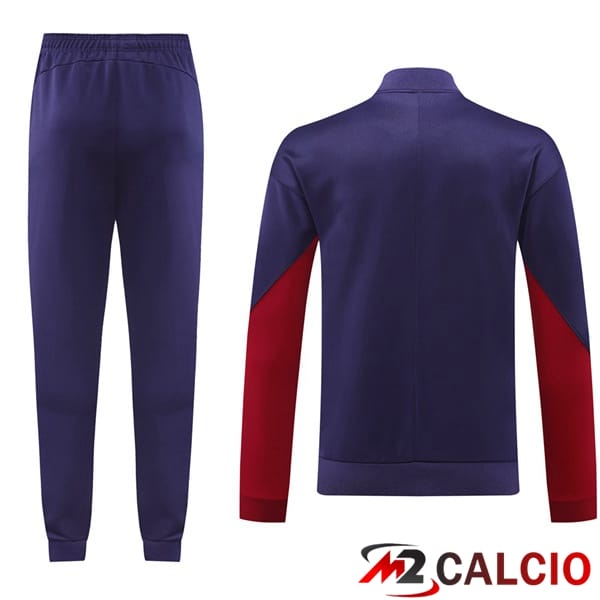 Insieme Tuta Calcio - Giacca Inghilterra Viola 2024/2025