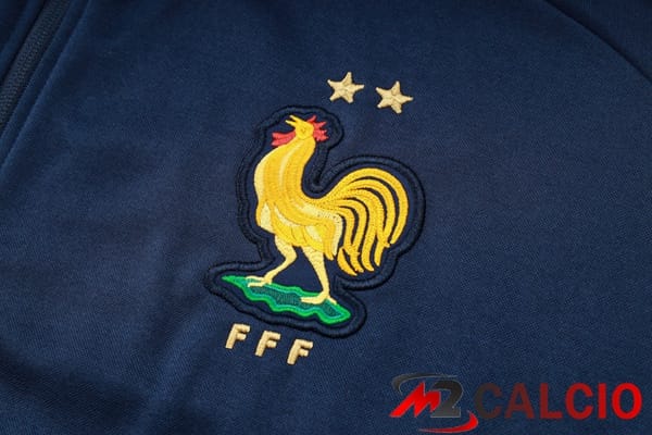 Tuta Calcio - Giacca A Vento Francia Blu Reale 2024/2025
