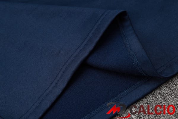 Tuta Calcio - Felpa Con Cappuccio Francia Blu Reale 2024/2025