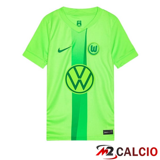 Maglie Calcio Personalizzate,Tute Calcio Squadre,Maglia Nazionale Italiana Calcio | Maglie Calcio Vfl Wolfsburg Prima Verde 2024/2025