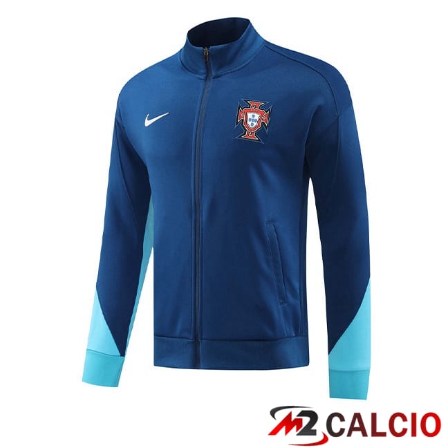 Maglie Calcio Personalizzate,Tute Calcio Squadre,Maglia Nazionale Italiana Calcio | Giacca Calcio Portogallo Blu 2024/2025