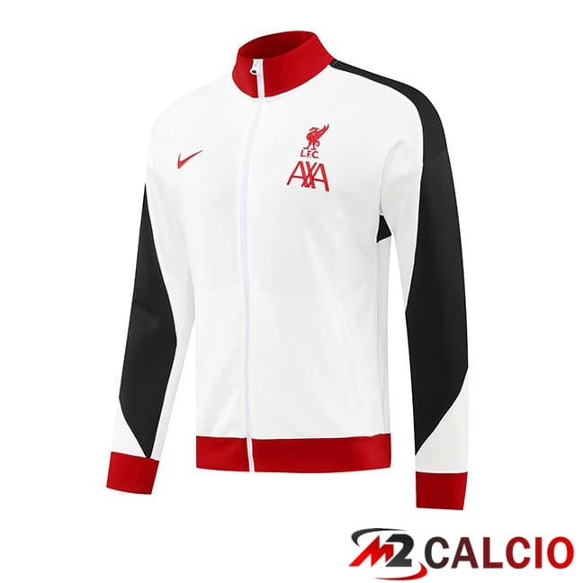 Maglie Calcio Personalizzate,Tute Calcio Squadre,Maglia Nazionale Italiana Calcio | Giacca Calcio FC Liverpool Bianco 2024/2025