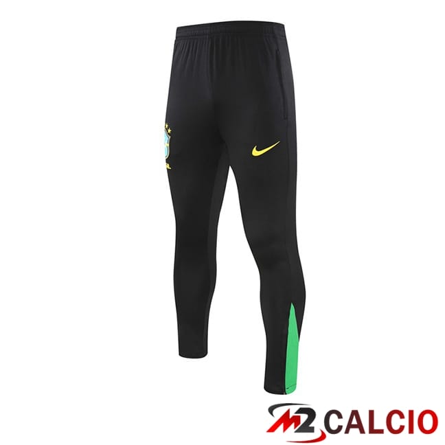 Maglie Calcio Personalizzate,Tute Calcio Squadre,Maglia Nazionale Italiana Calcio | Pantaloni Da Allenamento Brasile Nero 2024/2025
