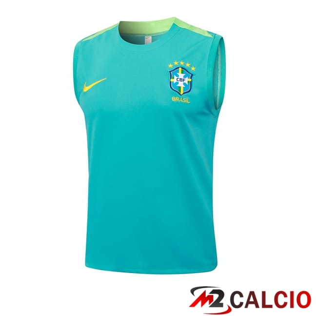 Canotta Allenamento Brasile Verde 2024/2025