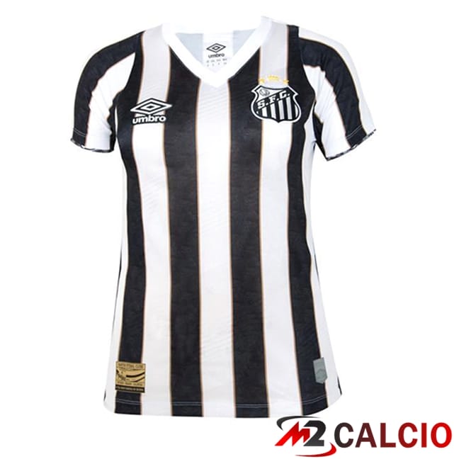 Maglie Calcio Personalizzate,Tute Calcio Squadre,Maglia Nazionale Italiana Calcio | Maglie Calcio Santos FC Donna Seconda 2024/2025