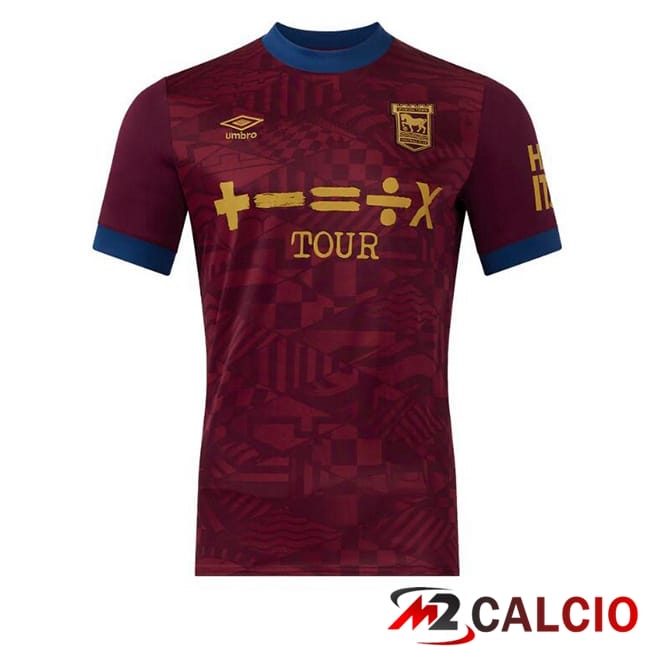 Maglie Calcio Personalizzate,Tute Calcio Squadre,Maglia Nazionale Italiana Calcio | Maglie Calcio Ipswich Town Seconda Marrone 2024/2025