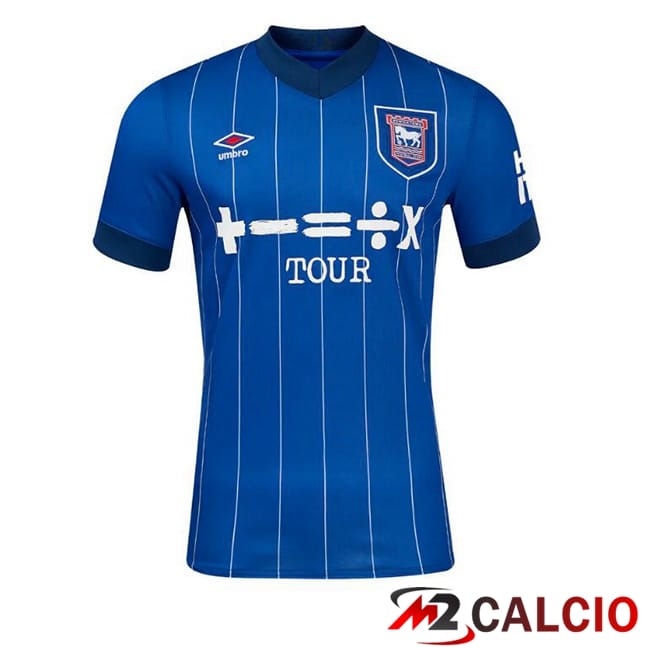 Maglie Calcio Personalizzate,Tute Calcio Squadre,Maglia Nazionale Italiana Calcio | Maglie Calcio Ipswich Town Prima Blu 2024/2025