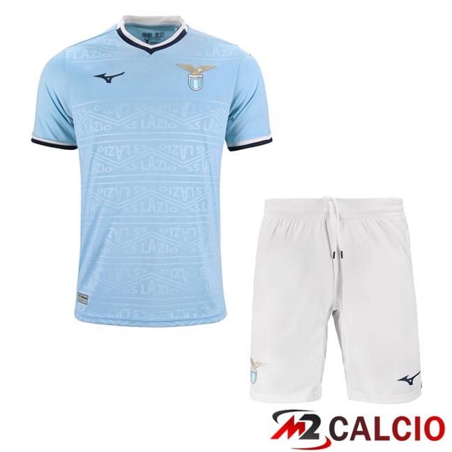 Maglie Calcio Personalizzate,Tute Calcio Squadre,Maglia Nazionale Italiana Calcio | Insieme Maglia SS Lazio Prima + Pantaloncini 2024/2025