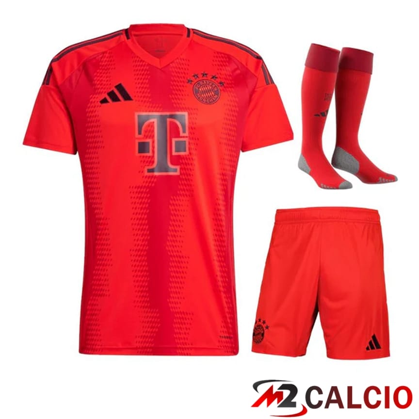 Insieme Maglie Calcio Bayern Monaco Seconda (Pantaloncini + Calzini) 2024/2025
