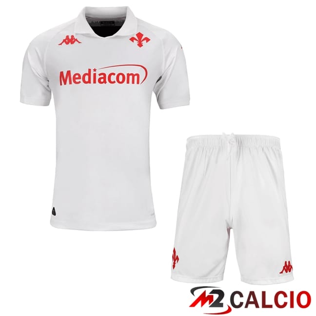 Maglie Calcio Personalizzate,Tute Calcio Squadre,Maglia Nazionale Italiana Calcio | Insieme Maglia ACF Fiorentina Seconda + Pantaloncini 2024/2025