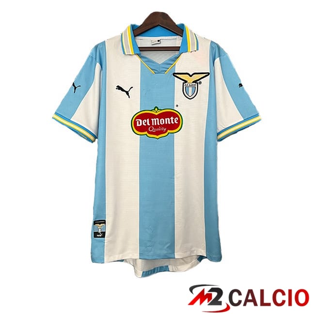 Maglie Calcio Personalizzate,Tute Calcio Squadre,Maglia Nazionale Italiana Calcio | Maglie Calcio SS Lazio Retro Prima Blu Bianco 1999-2000