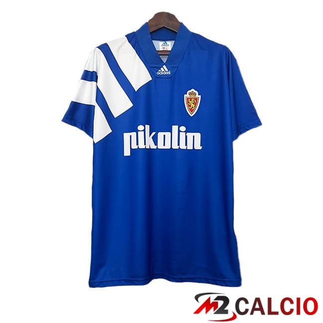Maglie Calcio Personalizzate,Tute Calcio Squadre,Maglia Nazionale Italiana Calcio | Maglie Calcio Real Zaragoza Retro Seconda Blu 1992-1993