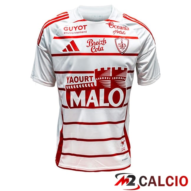 Maglie Calcio Personalizzate,Tute Calcio Squadre,Maglia Nazionale Italiana Calcio | Maglie Calcio Stade Brestois Seconda 2024/2025