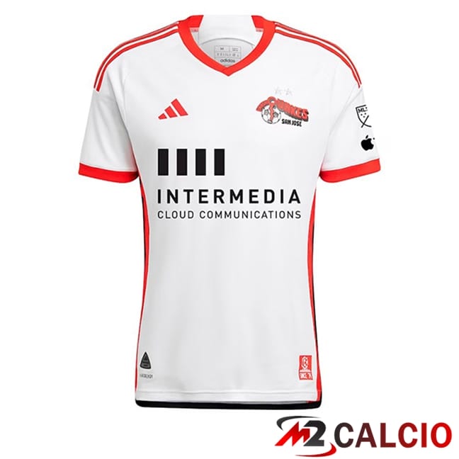 Maglie Calcio Personalizzate,Tute Calcio Squadre,Maglia Nazionale Italiana Calcio | Maglie Calcio San Jose Earthquakes Seconda 2024/2025