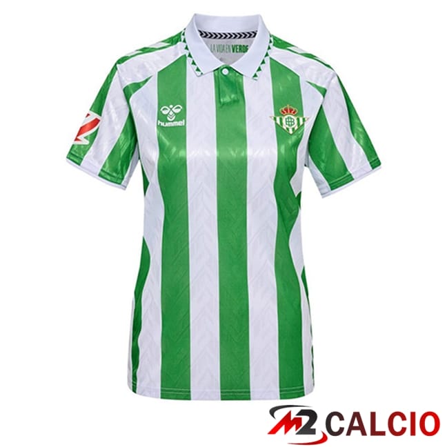 Maglie Calcio Personalizzate,Tute Calcio Squadre,Maglia Nazionale Italiana Calcio | Maglie Calcio Real Betis Donna Prima 2024/2025