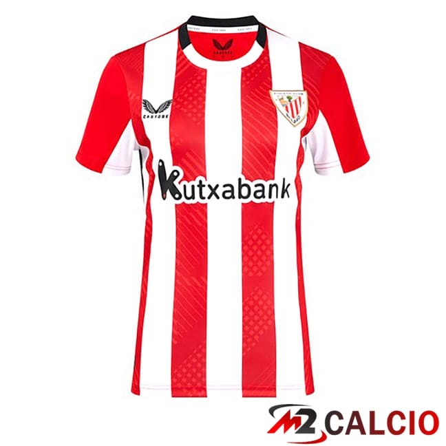 Maglie Calcio Personalizzate,Tute Calcio Squadre,Maglia Nazionale Italiana Calcio | Maglie Calcio Athletic Bilbao Donna Prima 2024/2025