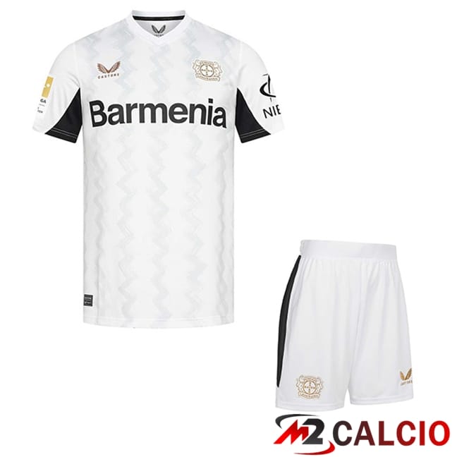 Maglie Calcio Personalizzate,Tute Calcio Squadre,Maglia Nazionale Italiana Calcio | Maglie Calcio Bayer 04 Leverkusen Bambino Seconda 2024/2025