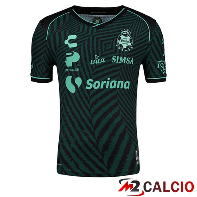 Maglie Calcio Personalizzate,Tute Calcio Squadre,Maglia Nazionale Italiana Calcio | Maglie Calcio Santos Laguna Seconda 2024/2025